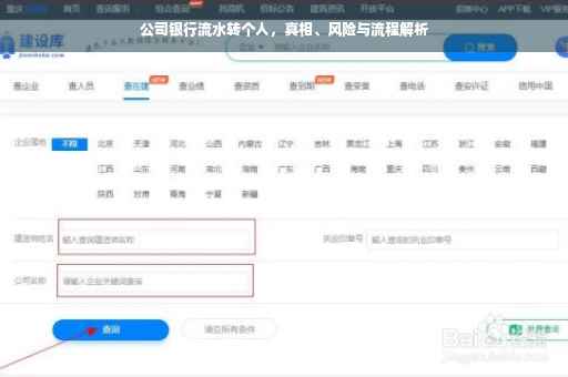 公司银行流水转个人，真相、风险与流程解析