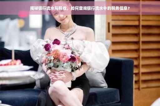 揭秘银行流水与税收，如何查询银行流水中的税务信息？