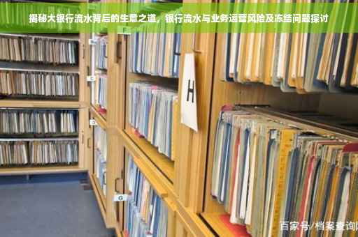 揭秘大银行流水背后的生意之道，银行流水与业务运营风险及冻结问题探讨