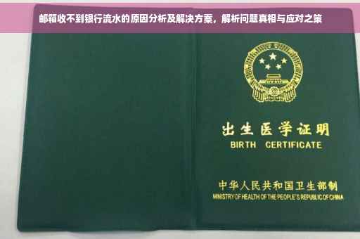 邮箱收不到银行流水的原因分析及解决方案，解析问题真相与应对之策