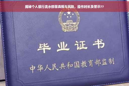 揭秘个人银行流水修图真相与风险，操作时长及警示??