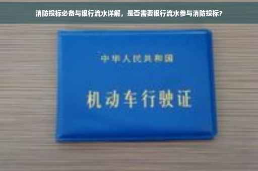 消防投标必备与银行流水详解，是否需要银行流水参与消防投标？