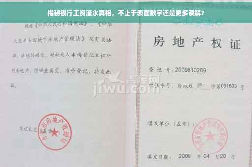 揭秘银行工资流水真相，不止于表面数字还是更多误解？