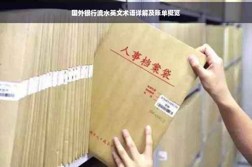 国外银行流水英文术语详解及账单概览