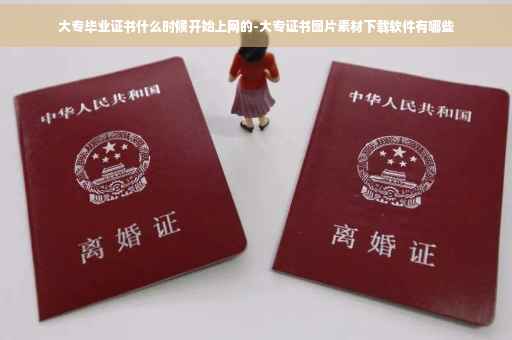 大专毕业证书什么时候开始上网的-大专证书图片素材下载软件有哪些