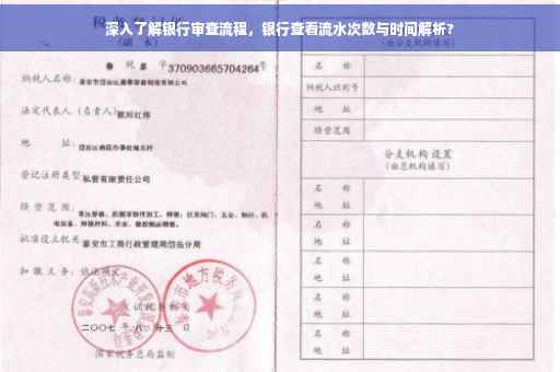 深入了解银行审查流程，银行查看流水次数与时间解析?