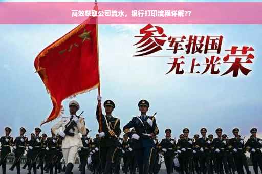 高效获取公司流水，银行打印流程详解??