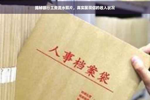 揭秘银行工资流水照片，真实展现你的收入状况