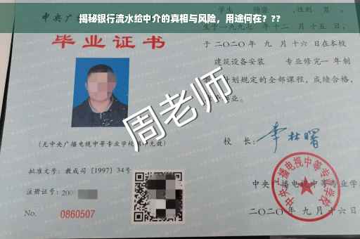 揭秘银行流水给中介的真相与风险，用途何在？??