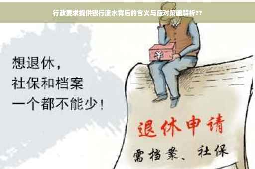 行政要求提供银行流水背后的含义与应对策略解析??