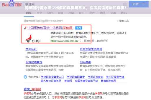 揭秘银行流水进少出多的真相与含义，深度解读背后的真相?