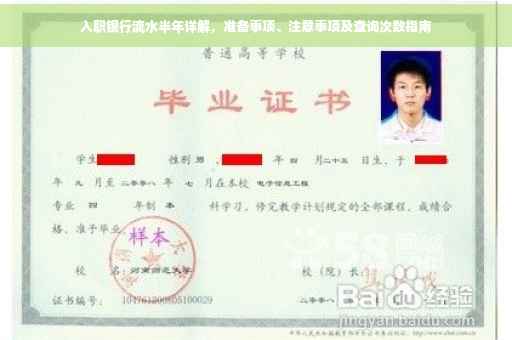 入职银行流水半年详解，准备事项、注意事项及查询次数指南