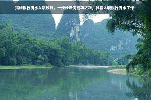 揭秘银行流水入职攻略，一步步走向成功之路，轻松入职银行流水工作！