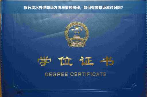 银行流水外泄举证方法与策略揭秘，如何有效举证应对风险？