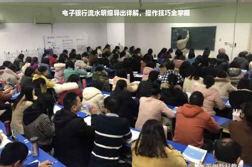 电子银行流水明细导出详解，操作技巧全掌握