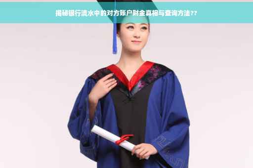 揭秘银行流水中的对方账户财金真相与查询方法??