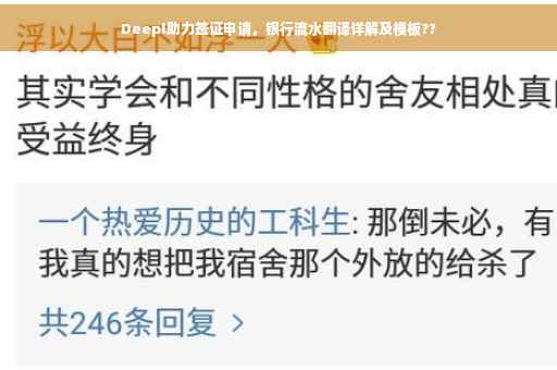 Deepl助力签证申请，银行流水翻译详解及模板??