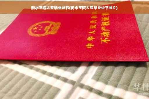衡水学院大专毕业证书(衡水学院大专毕业证书图片)