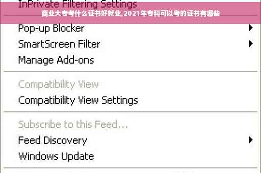 商业大专考什么证书好就业,2021年专科可以考的证书有哪些