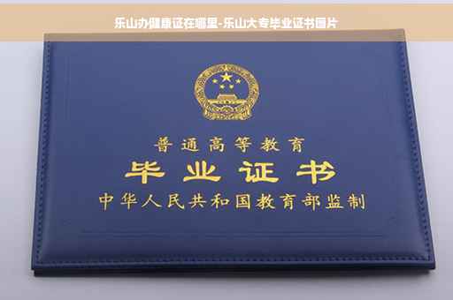 乐山办健康证在哪里-乐山大专毕业证书图片