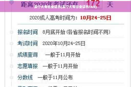 买个大专毕业证书(买个大专毕业证书160)