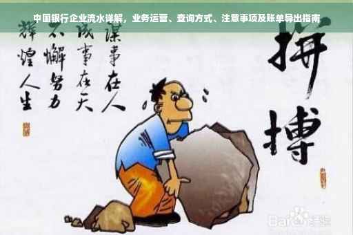 中国银行企业流水详解，业务运营、查询方式、注意事项及账单导出指南