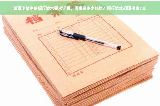 签证申请中的银行流水要求详解，需准备多少纸张？银行流水打印指南?⚡️