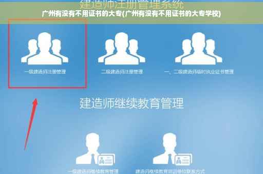 广州有没有不用证书的大专(广州有没有不用证书的大专学校)