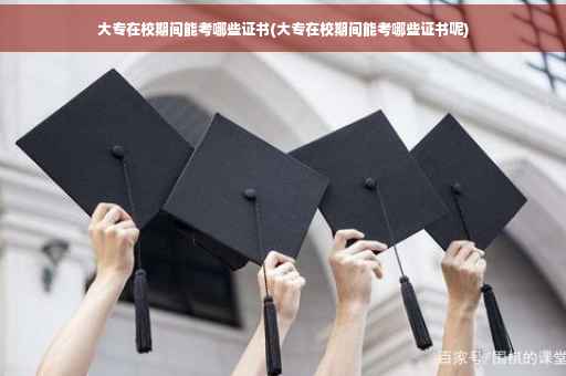 大专在校期间能考哪些证书(大专在校期间能考哪些证书呢)