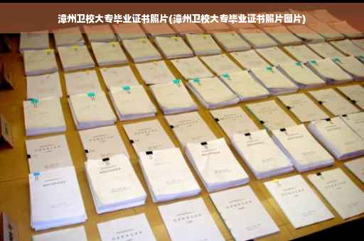 漳州卫校大专毕业证书照片(漳州卫校大专毕业证书照片图片)