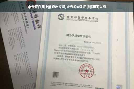 中专证在网上能查出来吗,大专的a级证书哪里可以查