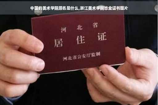 中国的美术学院原名是什么,浙江美术学院毕业证书图片