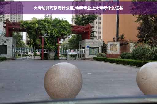 大专幼师可以考什么证,幼师专业上大专考什么证书