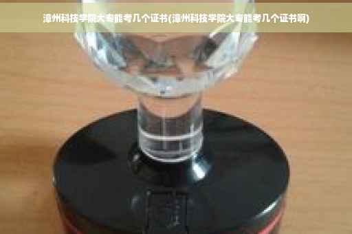 漳州科技学院大专能考几个证书(漳州科技学院大专能考几个证书啊)