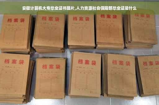 安徽计算机大专毕业证书图片,人力资源社会保障部毕业证是什么