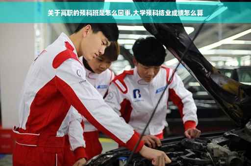 关于高职的预科班是怎么回事,大学预科结业成绩怎么算