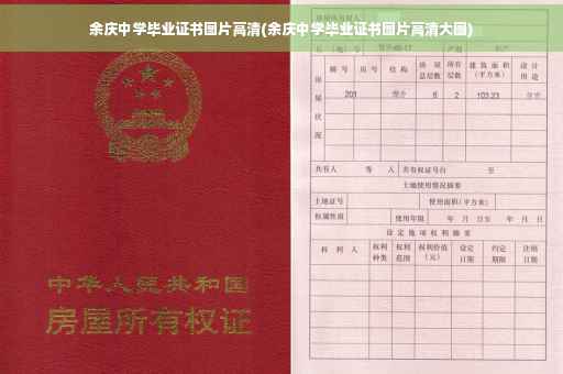 余庆中学毕业证书图片高清(余庆中学毕业证书图片高清大图)