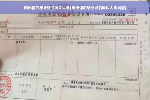 晒出你的毕业证书图片大全(晒出你的毕业证书图片大全高清)