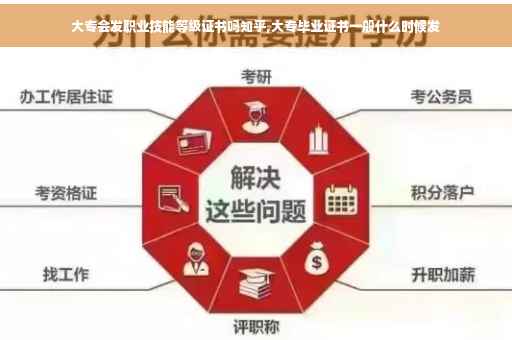 大专会发职业技能等级证书吗知乎,大专毕业证书一般什么时候发