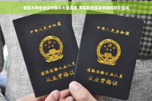 青职大专毕业证书图片大全高清,青岛职业技术学院招初中生吗