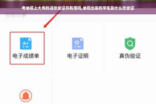 考单招上大专的话毕业证书有用吗,单招出来的学生发什么毕业证