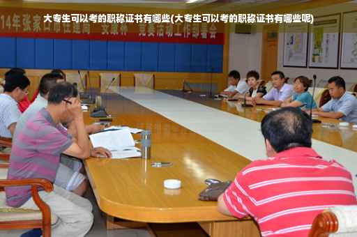 大专生可以考的职称证书有哪些(大专生可以考的职称证书有哪些呢)