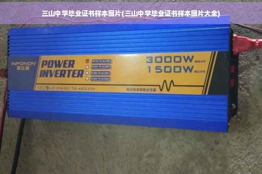 三山中学毕业证书样本图片(三山中学毕业证书样本图片大全)