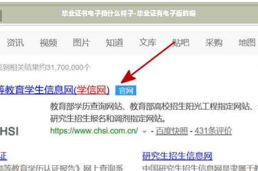 毕业证书电子档什么样子-毕业证有电子版的嘛