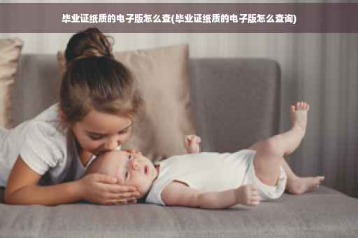 毕业证纸质的电子版怎么查(毕业证纸质的电子版怎么查询)
