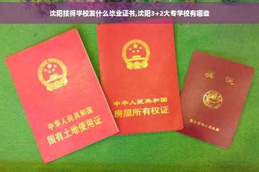 沈阳技师学校发什么毕业证书,沈阳3+2大专学校有哪些