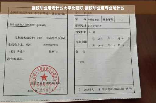 武校毕业后考什么大学比较好,武校毕业证专业是什么