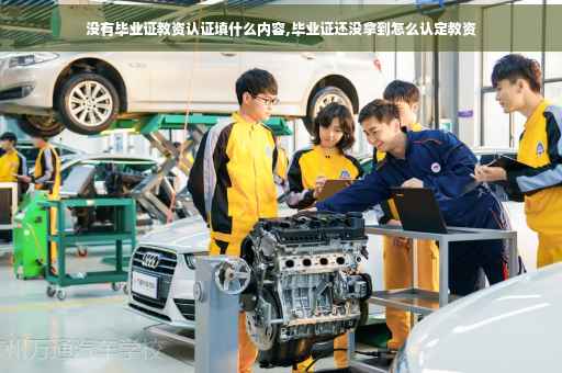 没有毕业证教资认证填什么内容,毕业证还没拿到怎么认定教资