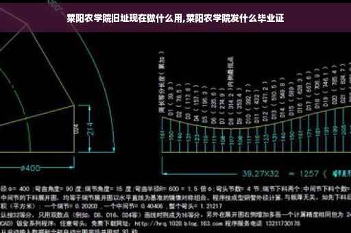 莱阳农学院旧址现在做什么用,莱阳农学院发什么毕业证