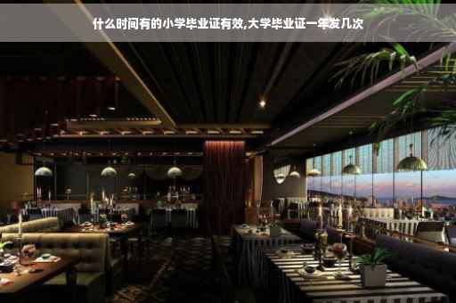 什么时间有的小学毕业证有效,大学毕业证一年发几次